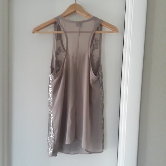 Sheer tank with sequins - Picture 3 of 4